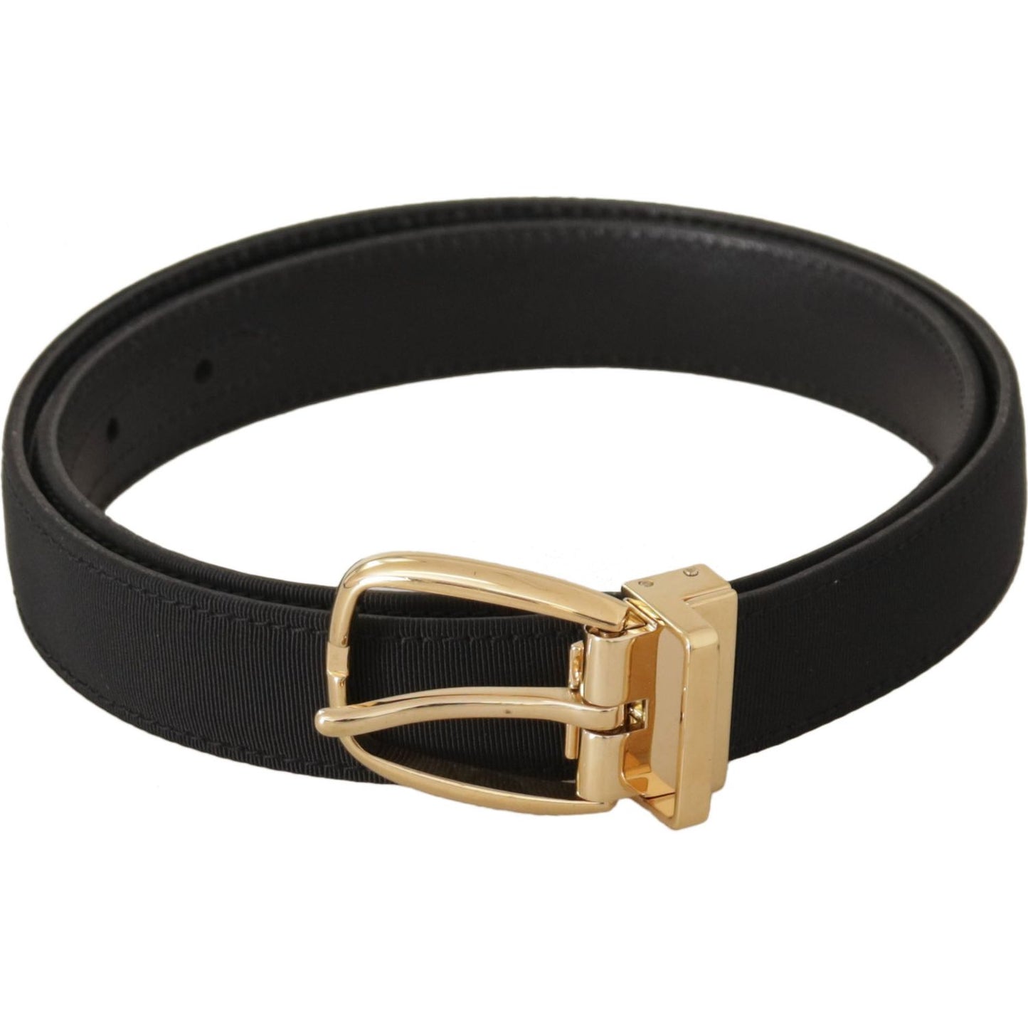 Dolce & Gabbana Elegant Black Leather Belt Dolce & Gabbana