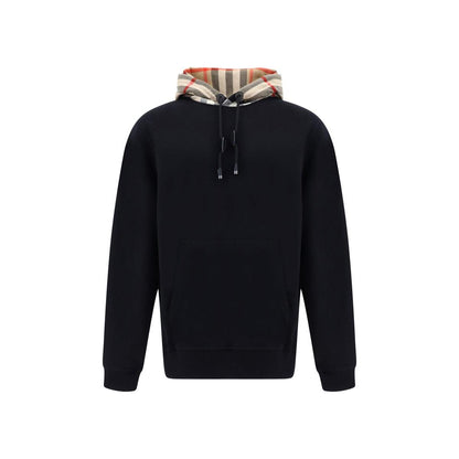 Burberry Black Cotton Samuel Hoodie Sweatshirt Burberry