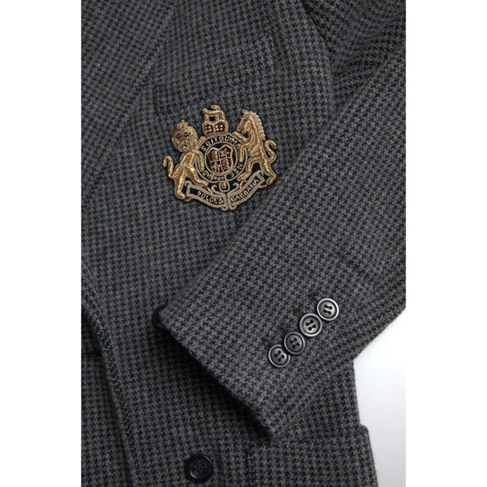 Dolce & Gabbana Elegant Slim Fit Cashmere Blazer Dolce & Gabbana