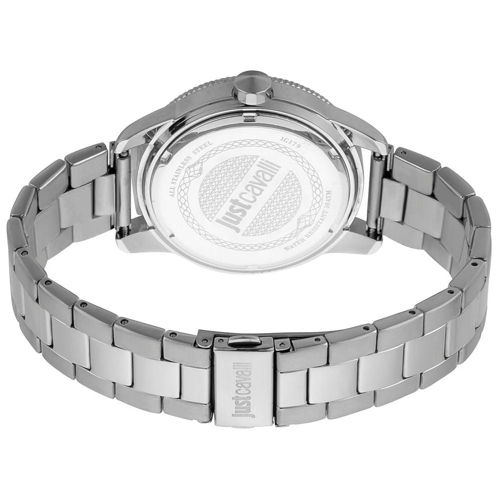 Just Cavalli Silver Men Watch Just Cavalli