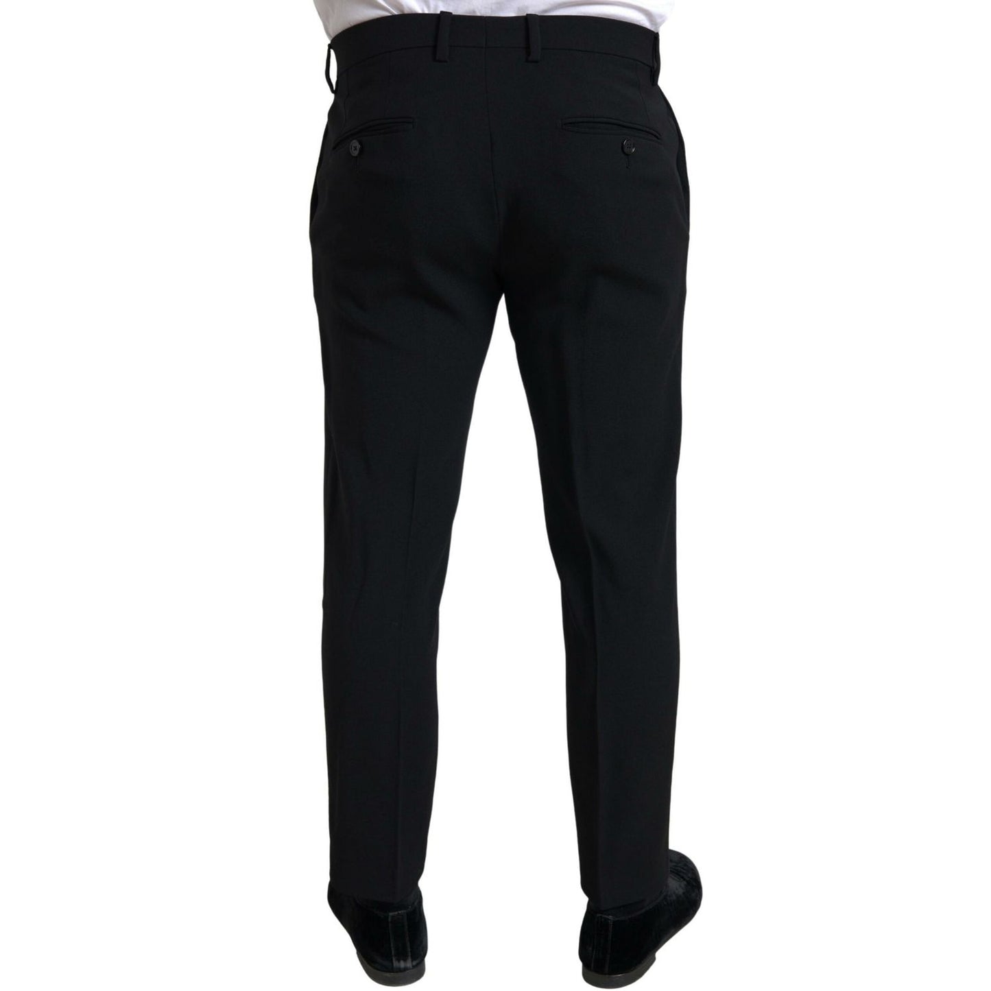 Dolce & Gabbana Black 2 Piece Double Breasted SICILIA Suit