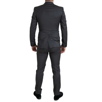 Dolce & Gabbana Gray 2 Piece Double Breasted SICILIA Suit