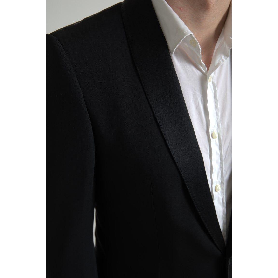 Dolce & Gabbana Chic Slim Fit Virgin Wool Blazer Dolce & Gabbana