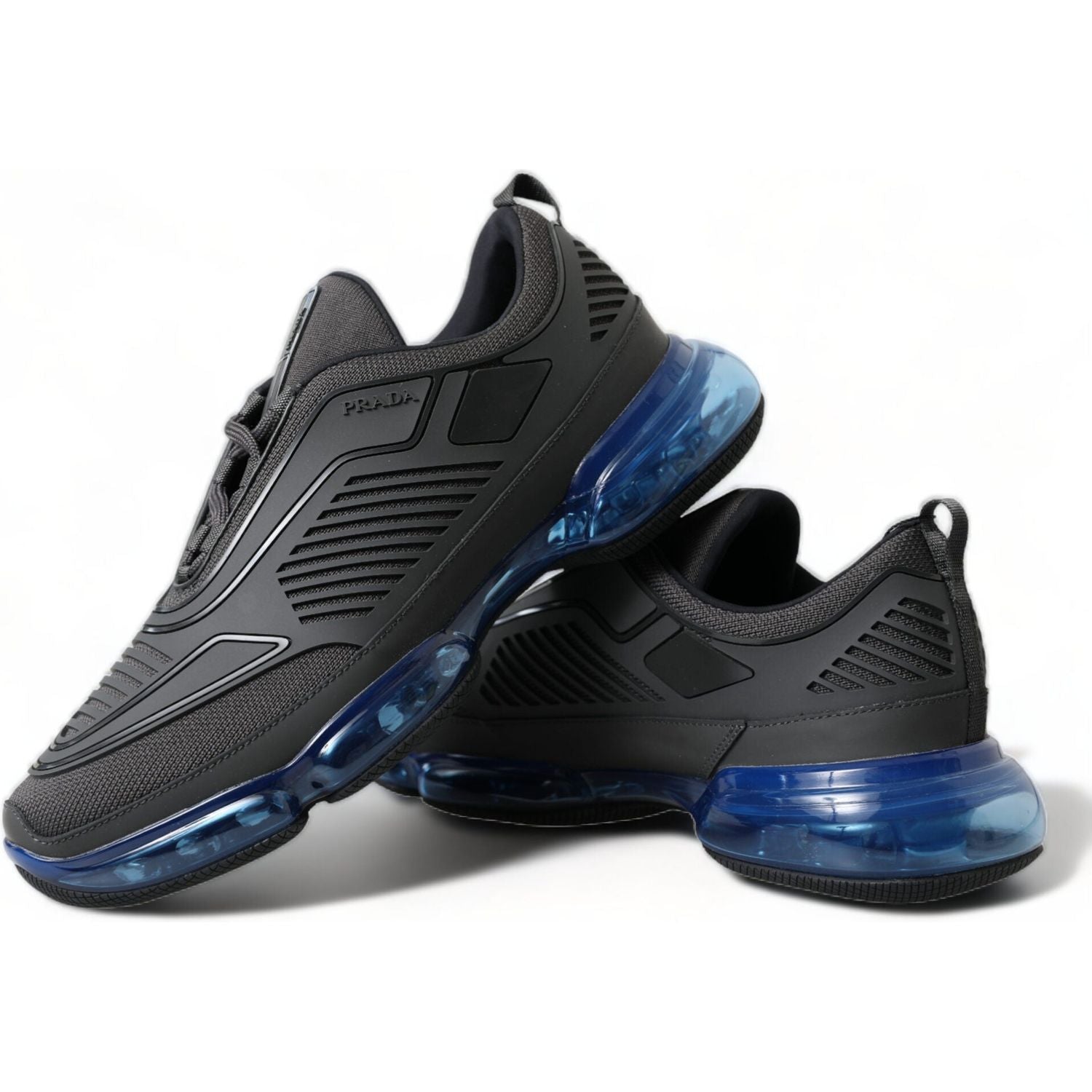 优雅男士黑色网眼运动鞋