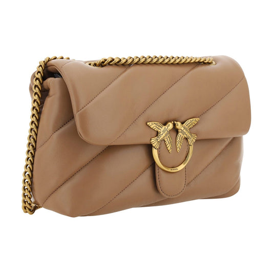 PINKO Elegant Quilted Calf Leather Shoulder Bag PINKO