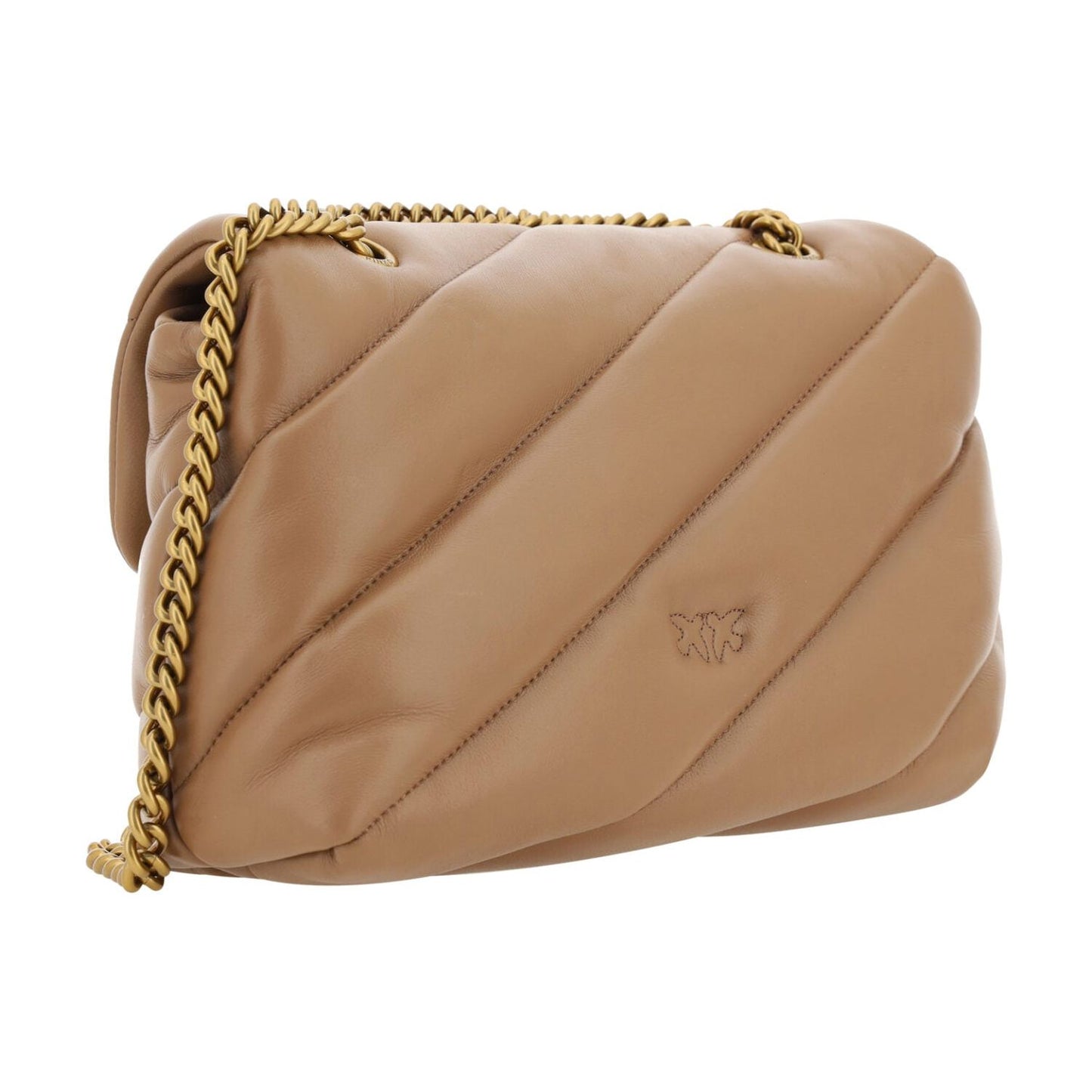 PINKO Elegant Quilted Calf Leather Shoulder Bag PINKO