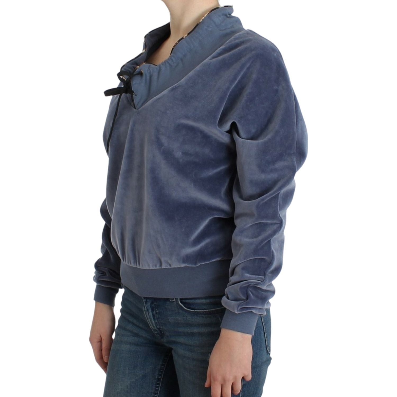 带水钻细节的优雅仿毛衣