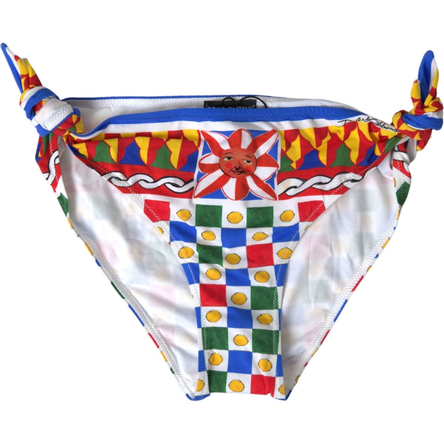 Dolce & Gabbana Multicolor Carretto Bottom Swim Beachwear Bikini Dolce & Gabbana