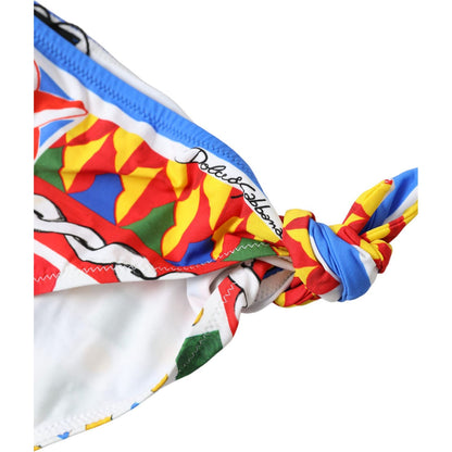 Dolce & Gabbana Multicolor Carretto Bottom Swim Beachwear Bikini Dolce & Gabbana
