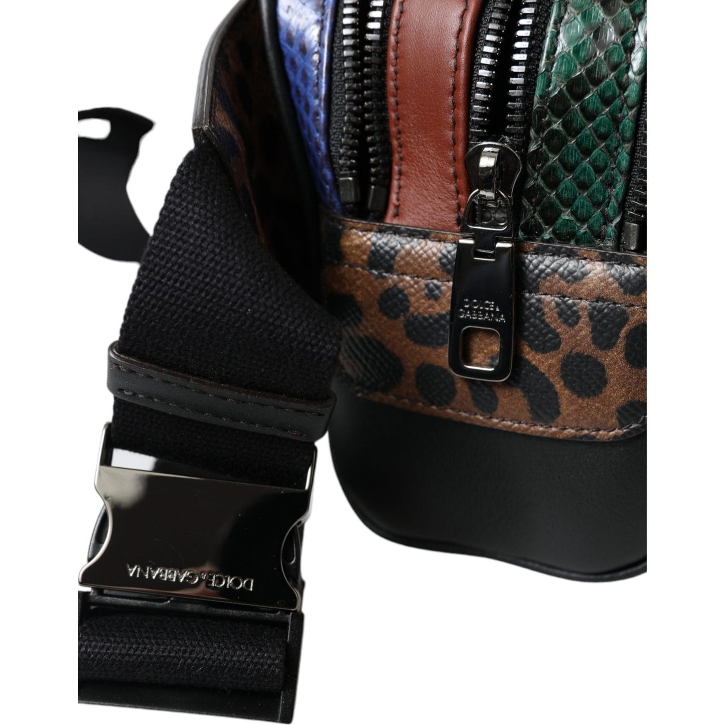 Dolce & Gabbana Exotic Leather Leopard Belt Bag Dolce & Gabbana