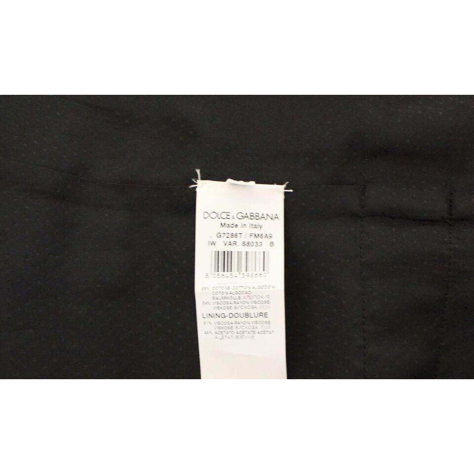 Dolce & Gabbana Brown Cotton Blend Dress Vest Gilet