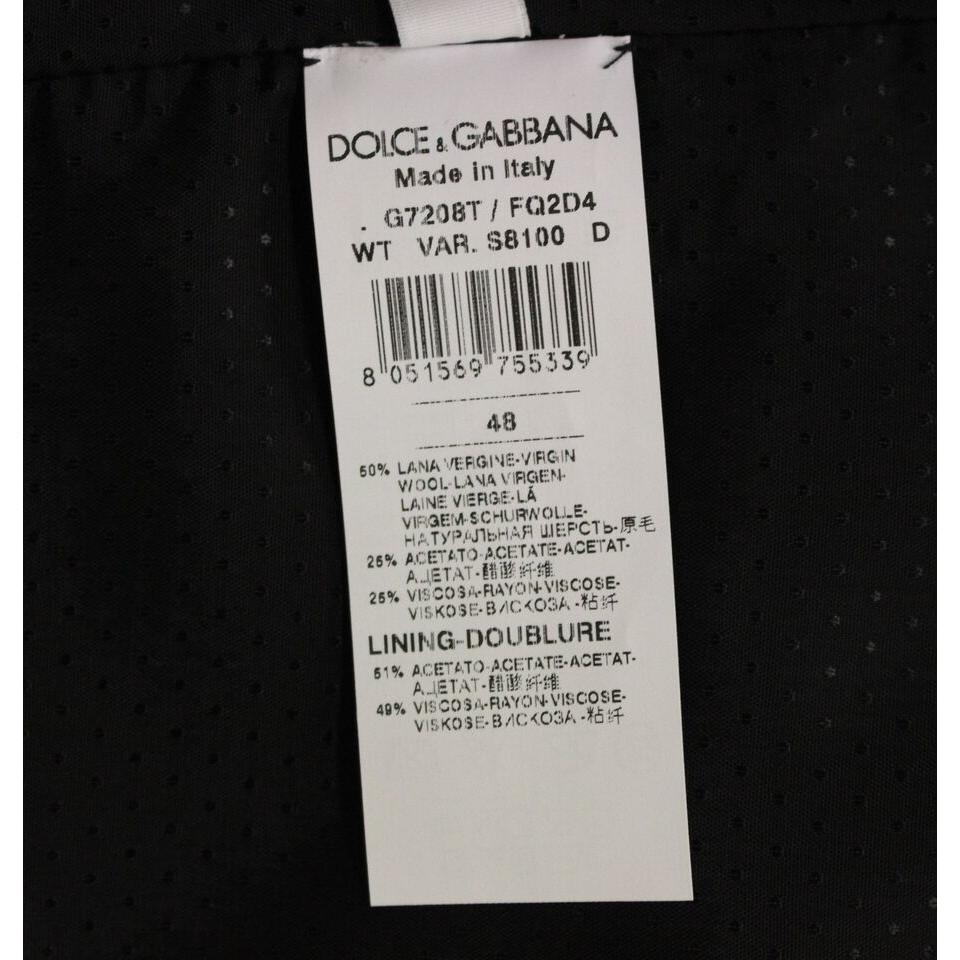 Dolce & Gabbana Gray Wool Blend Vest Gilet Weste Dolce & Gabbana