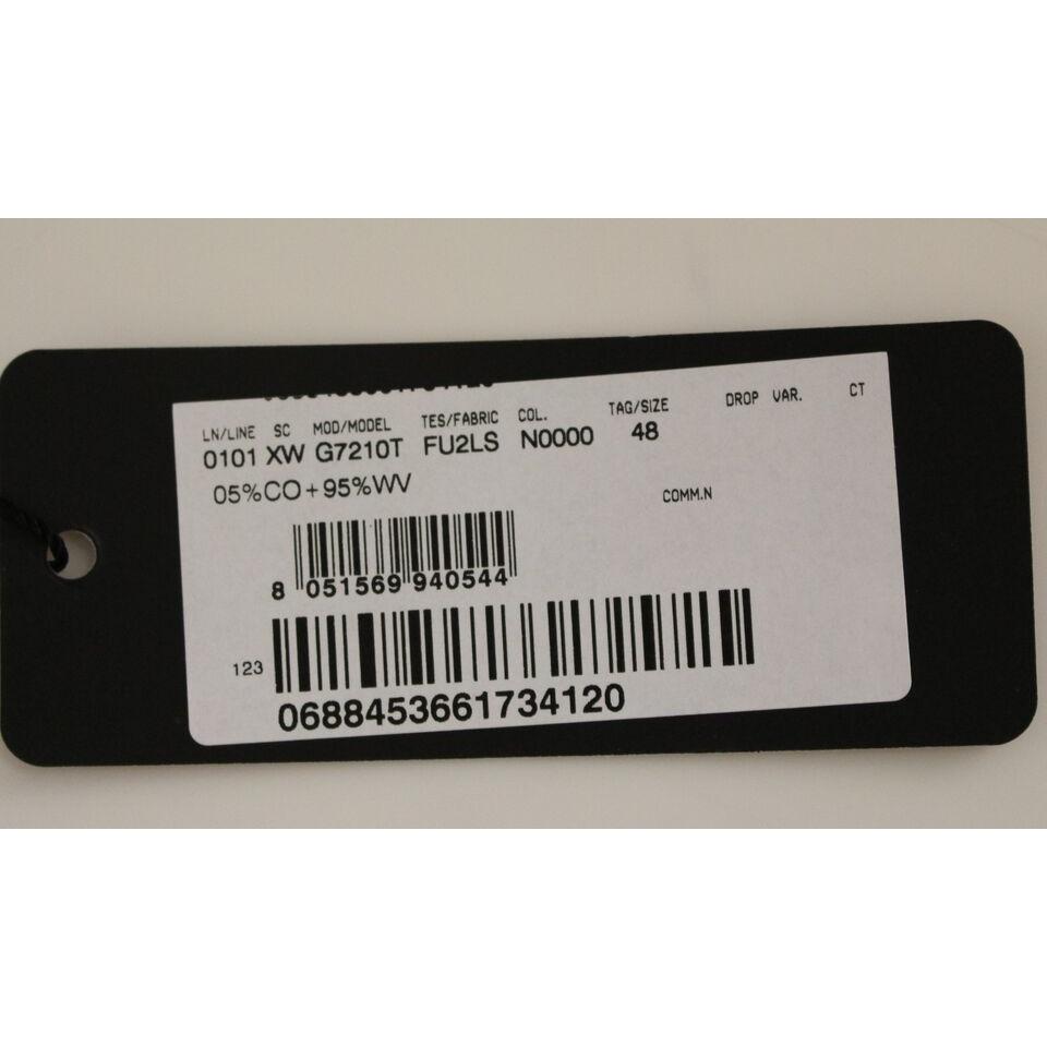 优雅黑色羊毛礼服背心