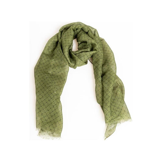 Trussardi Green Modal Men Scarf Trussardi