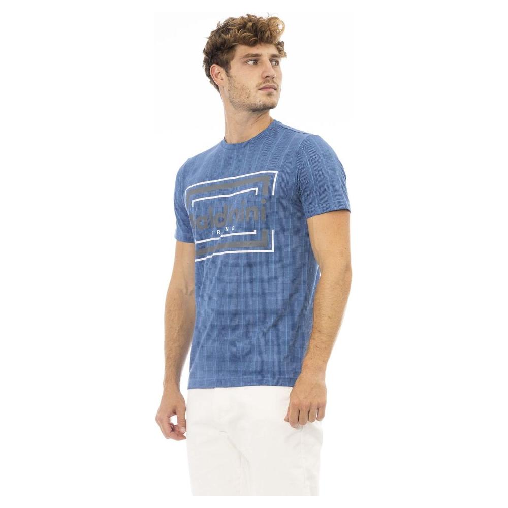 Baldinini Trend Blue Cotton Men T-Shirt