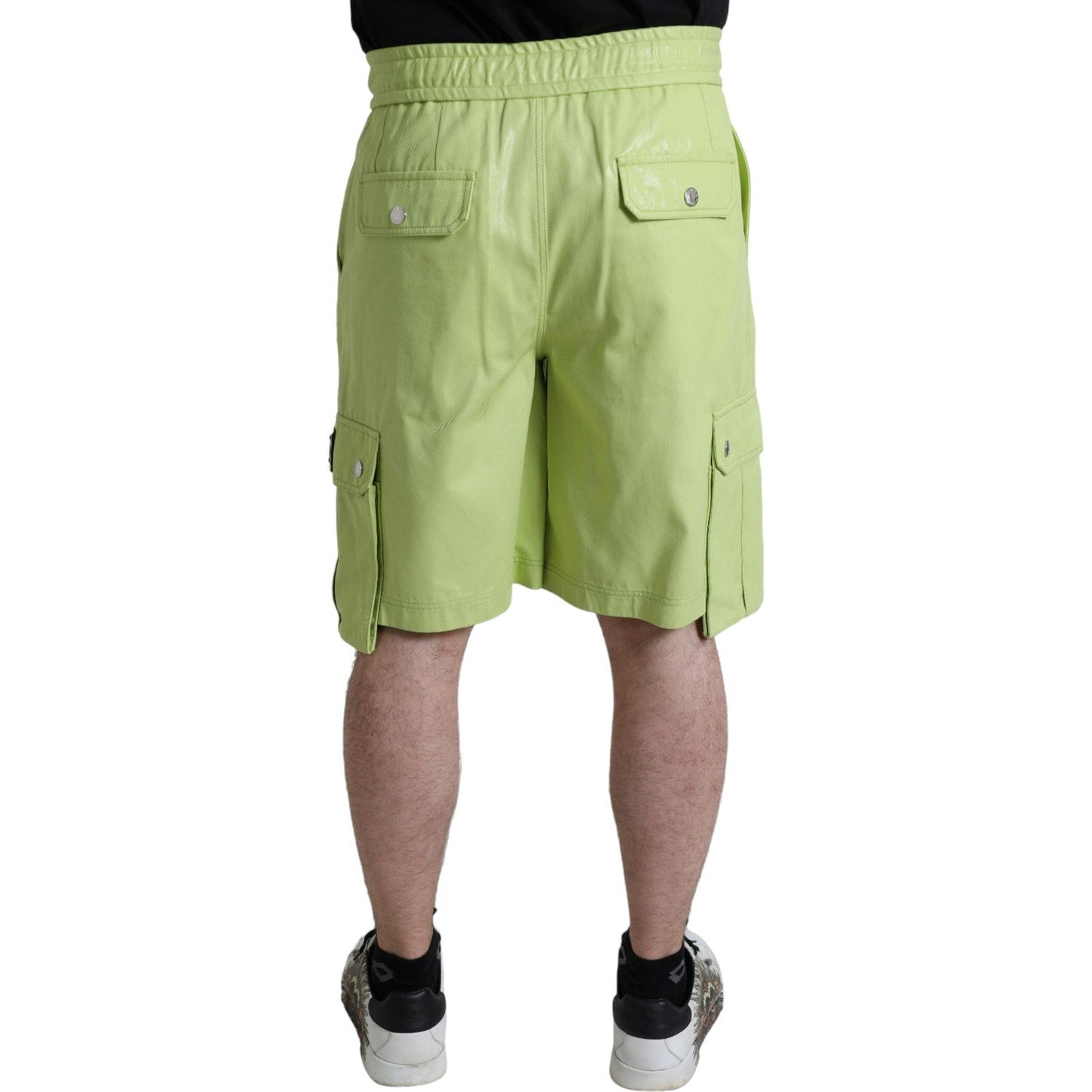 Dolce & Gabbana Chic Light Green Cotton Bermuda Shorts Dolce & Gabbana