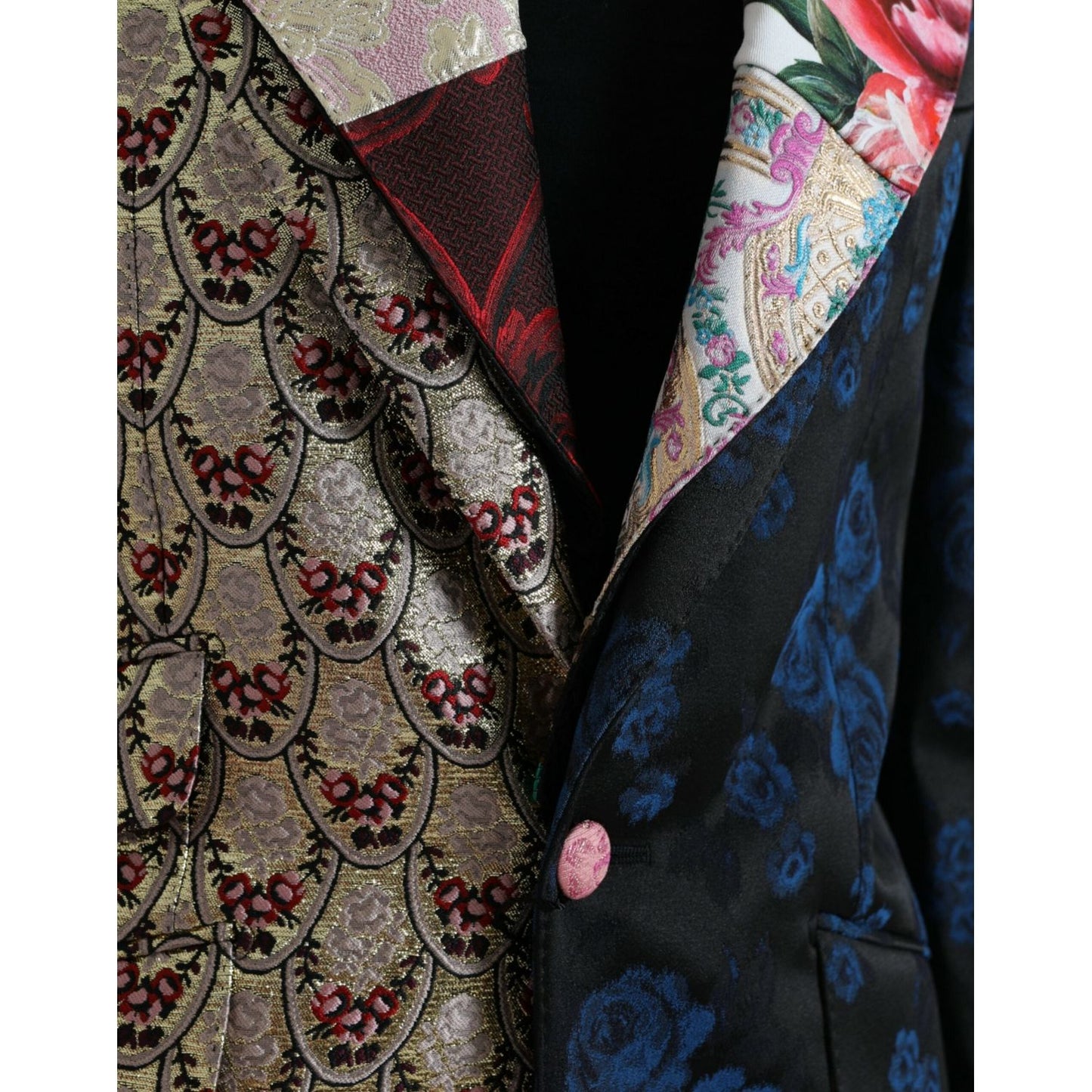 Dolce & Gabbana Elegant Multicolor Patchwork Blazer Dolce & Gabbana