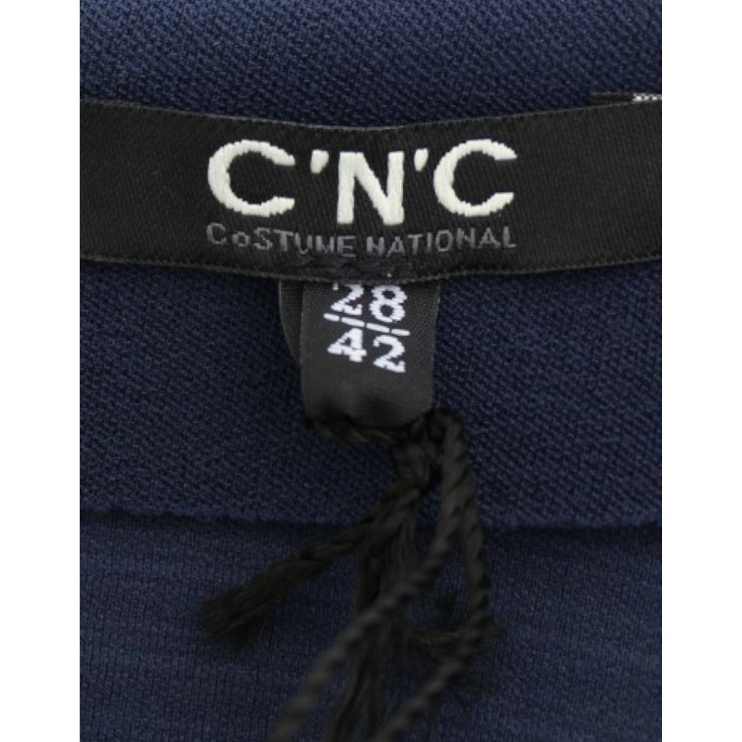 Costume National Chic Blue Mini Skirt with Side Zip Closure Costume National Dark Slate Gray
