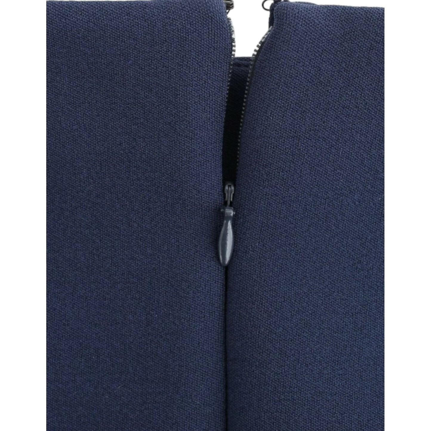 Costume National Chic Blue Mini Skirt with Side Zip Closure Costume National Dark Slate Gray