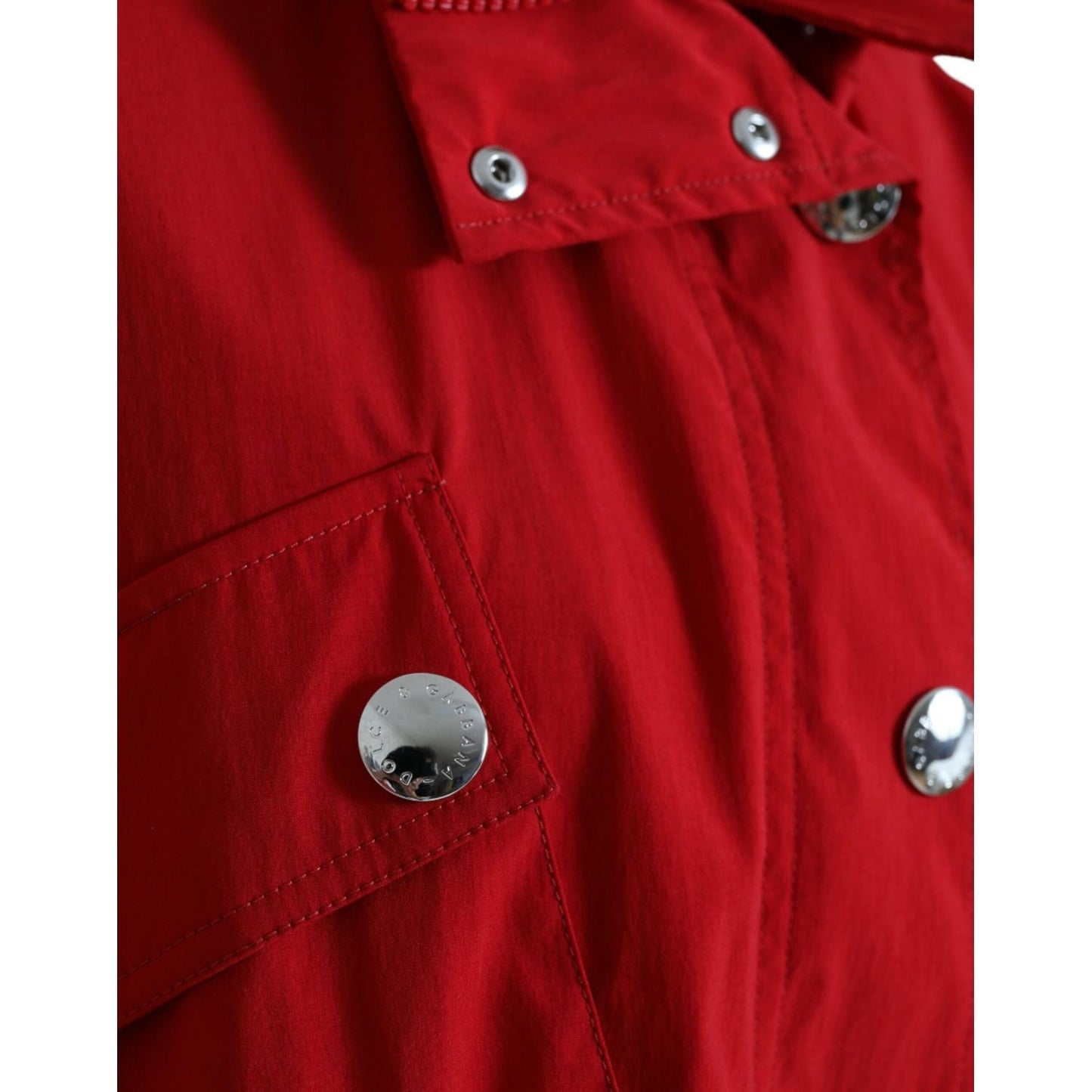 Dolce & Gabbana Elegant Red Long Sleeve Jacket Dolce & Gabbana