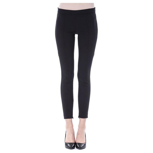 BYBLOS Black Polyester Women's Skinny Pant BYBLOS