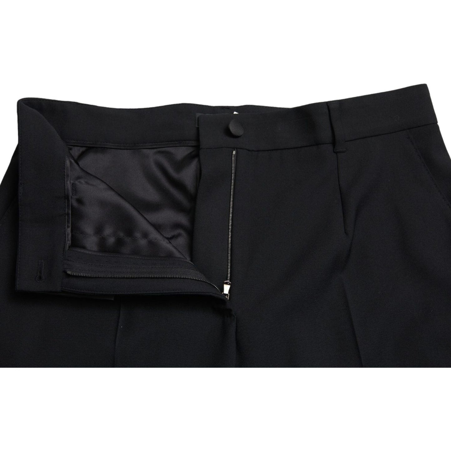 Dolce & Gabbana Elegant High Waist Wool Pants Dolce & Gabbana