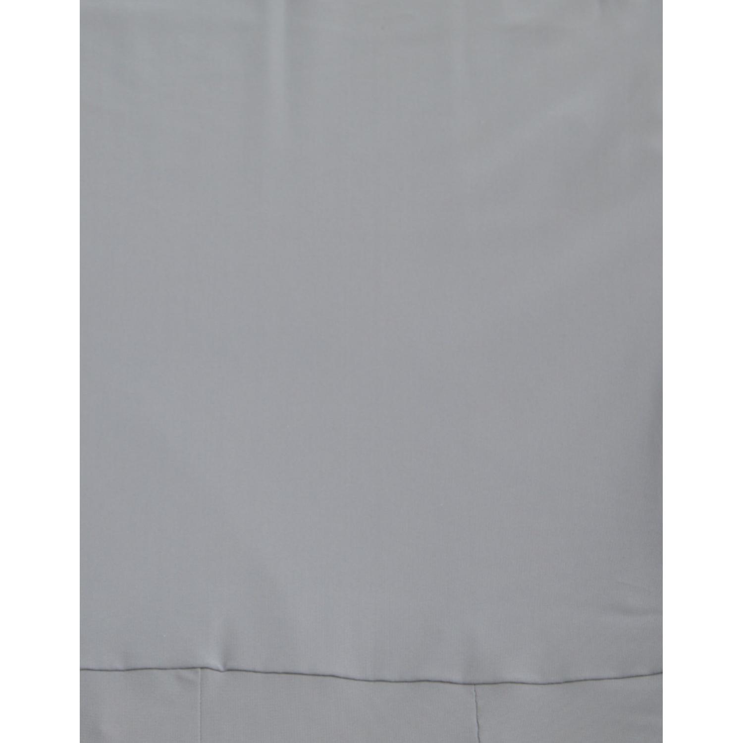 Dolce & Gabbana Gray Nylon Strapless Bodycon Jumpsuit Dress