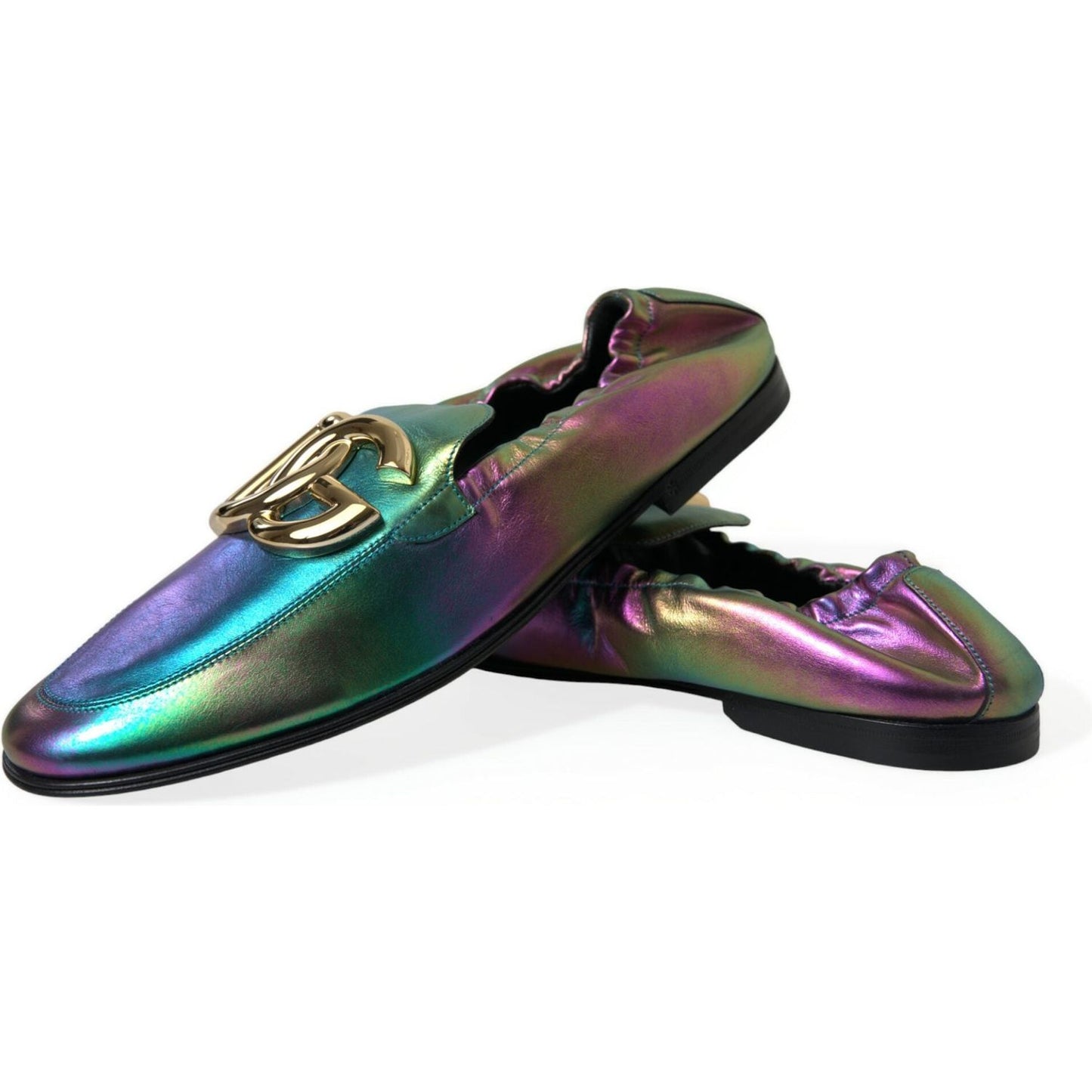 Dolce & Gabbana Elegant Iridescent Loafers for Gents Dolce & Gabbana