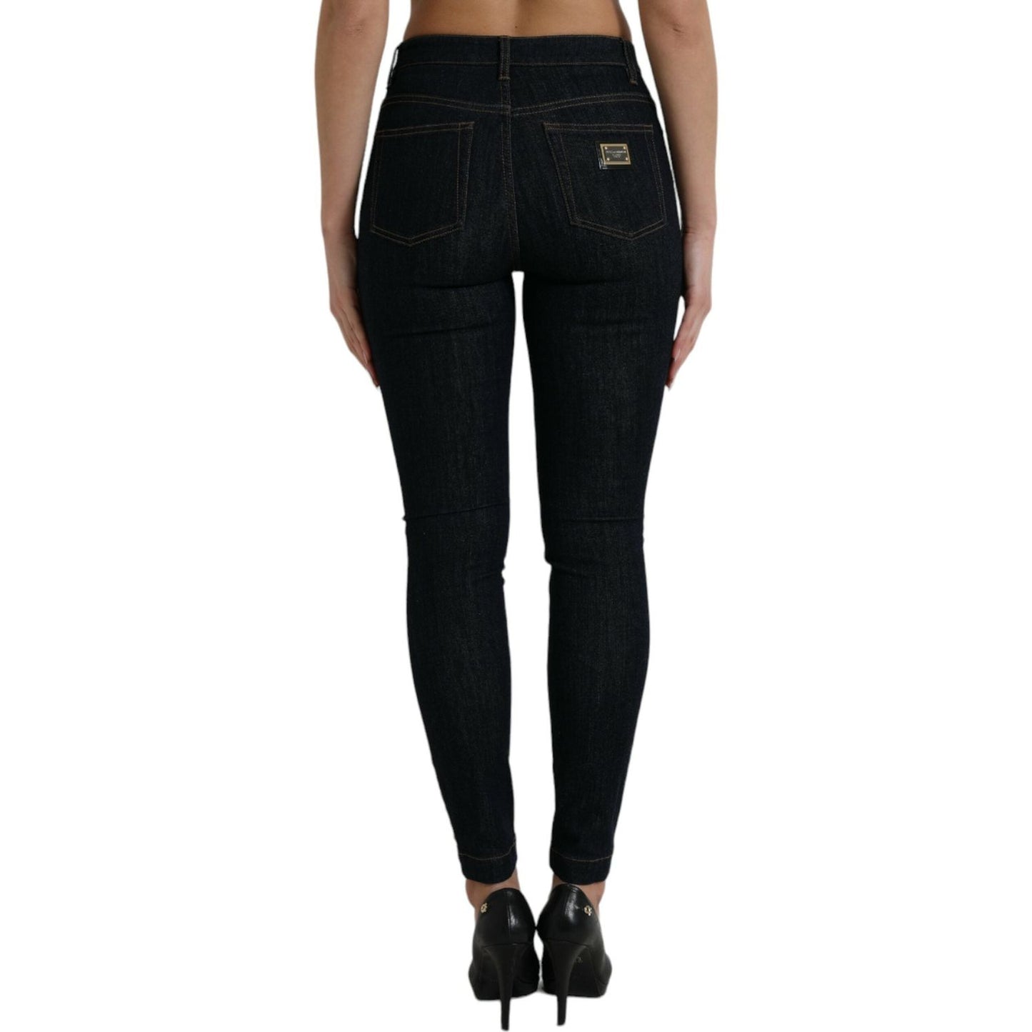 Dolce & Gabbana Sleek Mid-Waist Stretch Denim Jeans Dolce & Gabbana