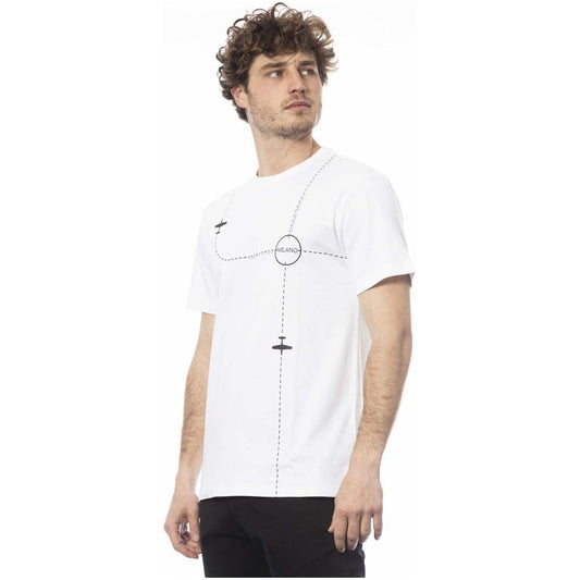 Trussardi White Cotton Men T-Shirt Trussardi