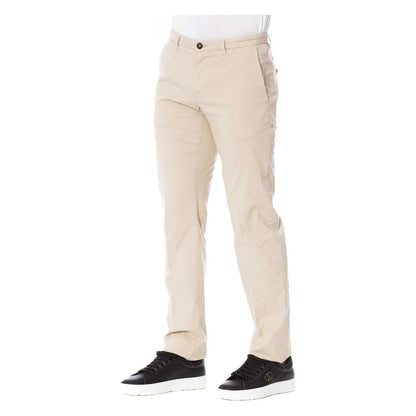 Trussardi Beige Cotton Men Pants Trussardi
