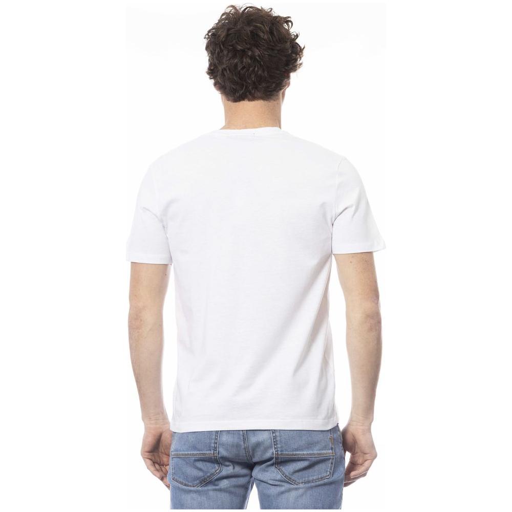 Ungaro Sport White Cotton Men T-Shirt Ungaro Sport