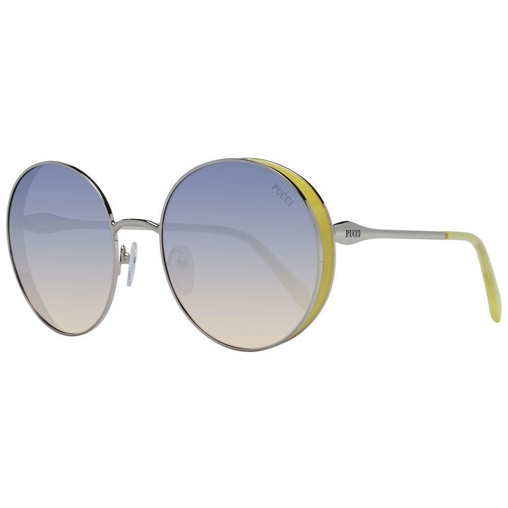 Emilio Pucci Silver Metal Sunglasses