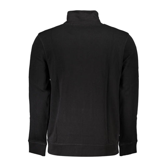 Hugo Boss Black Cotton Men Sweater Hugo Boss