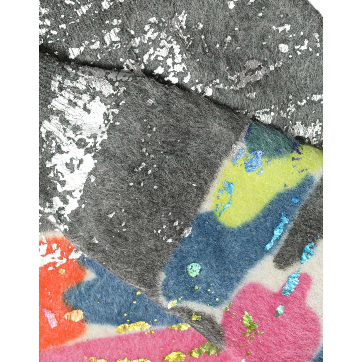 Dolce & Gabbana Multicolor Mohair Turtleneck Pullover Sweater Dolce & Gabbana