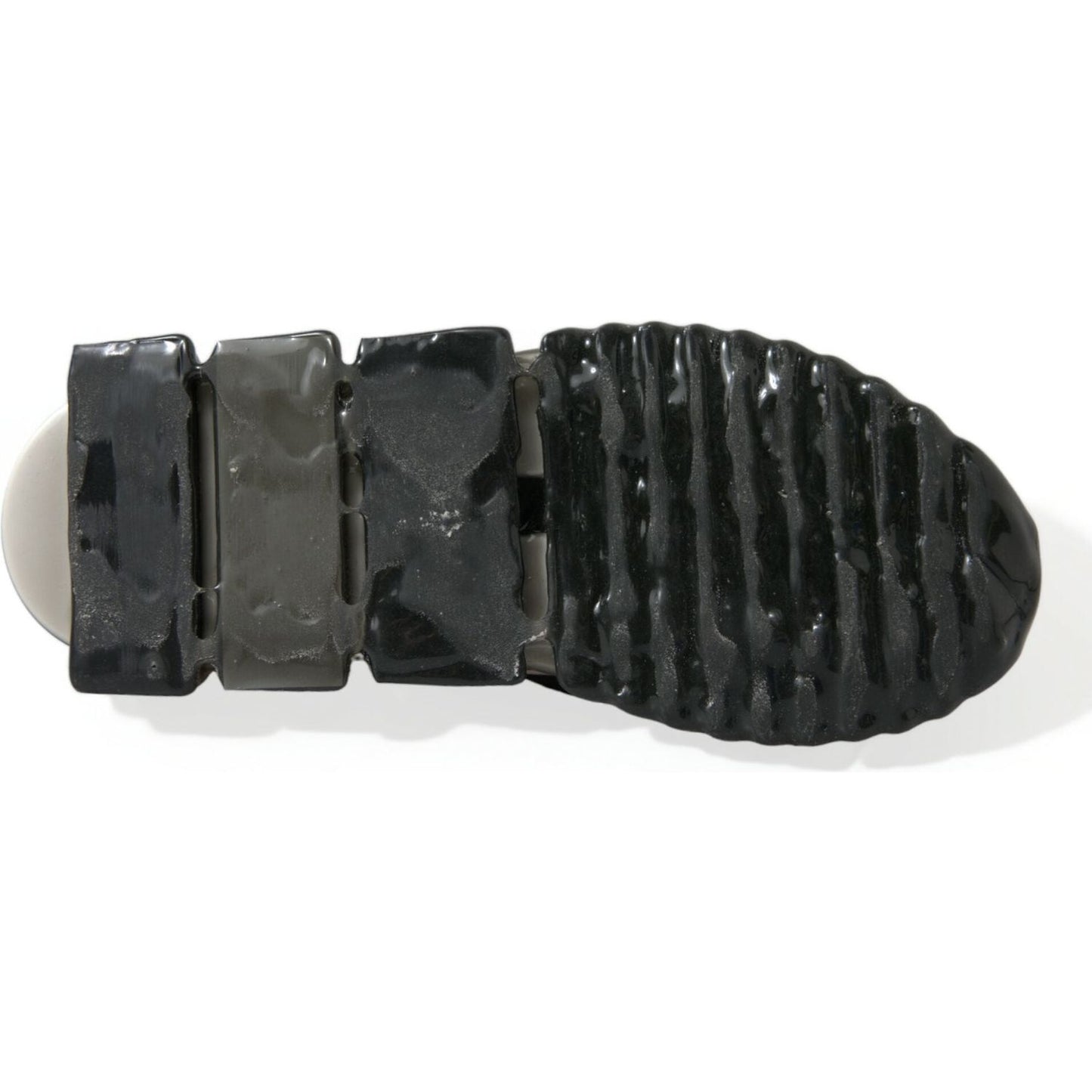 Dolce & Gabbana Black White Slip On Sneakers Sorrento Shoes