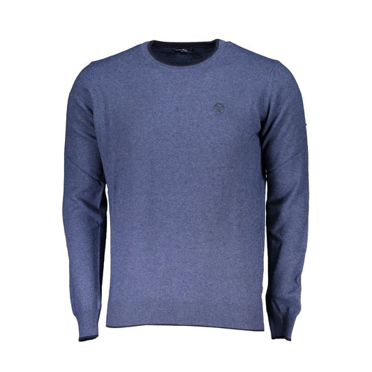 North Sails Blue Polyamide Men Sweater