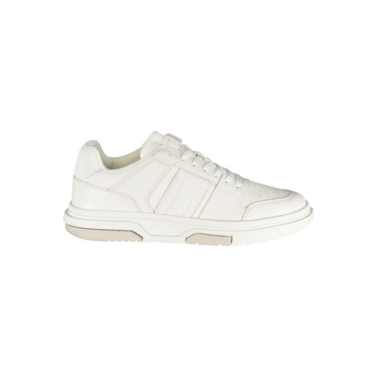 Tommy Hilfiger White Polyethylene Men Sneaker Tommy Hilfiger