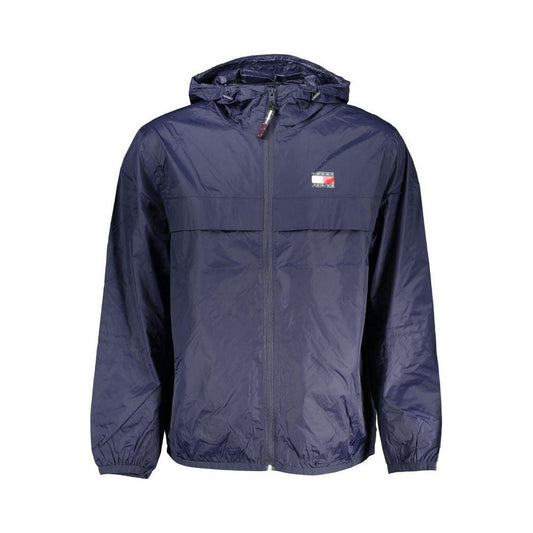 Tommy Hilfiger Blue Polyamide Men Jacket Tommy Hilfiger