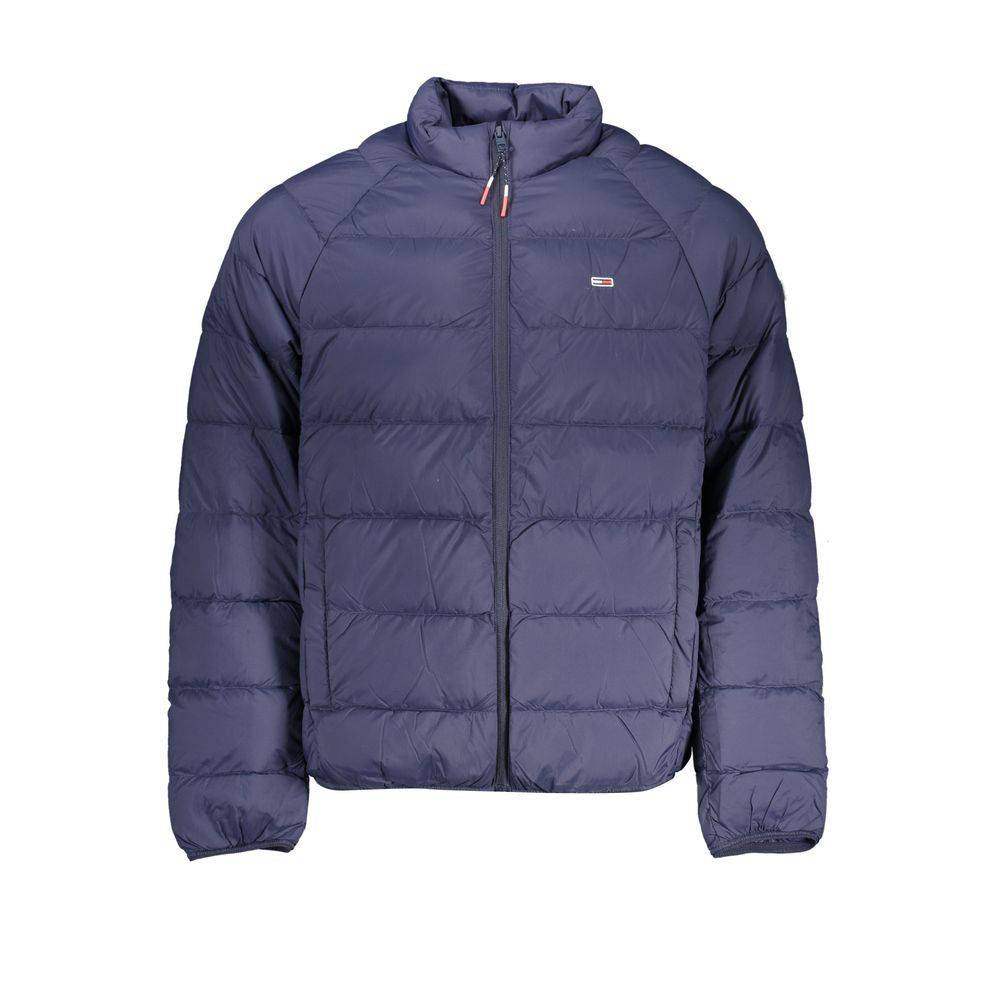 Tommy Hilfiger Blue Polyamide Men Jacket Tommy Hilfiger