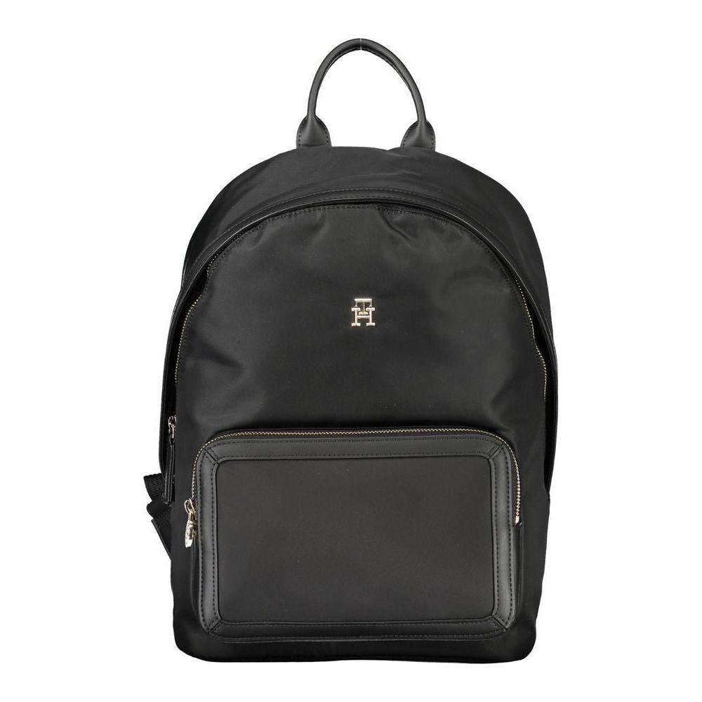 Tommy Hilfiger Black Polyester Women Backpack Tommy Hilfiger