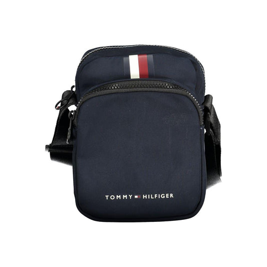 Tommy Hilfiger Chic Blue Contrast Detail Shoulder Bag Tommy Hilfiger