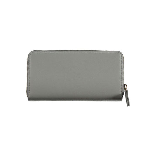 Tommy Hilfiger Chic Gray Polyethylene Compact Wallet Tommy Hilfiger