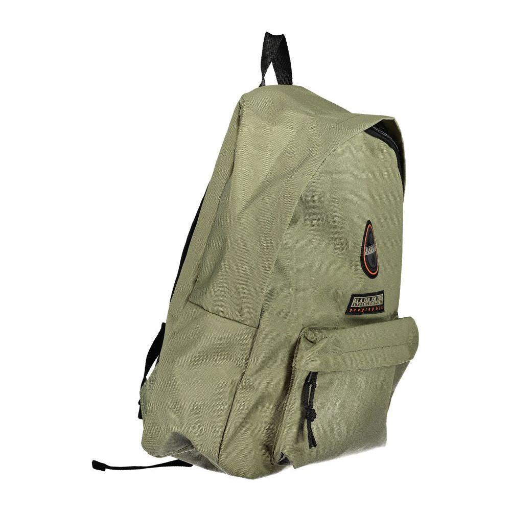 Front view with bag zipped and handles upright.