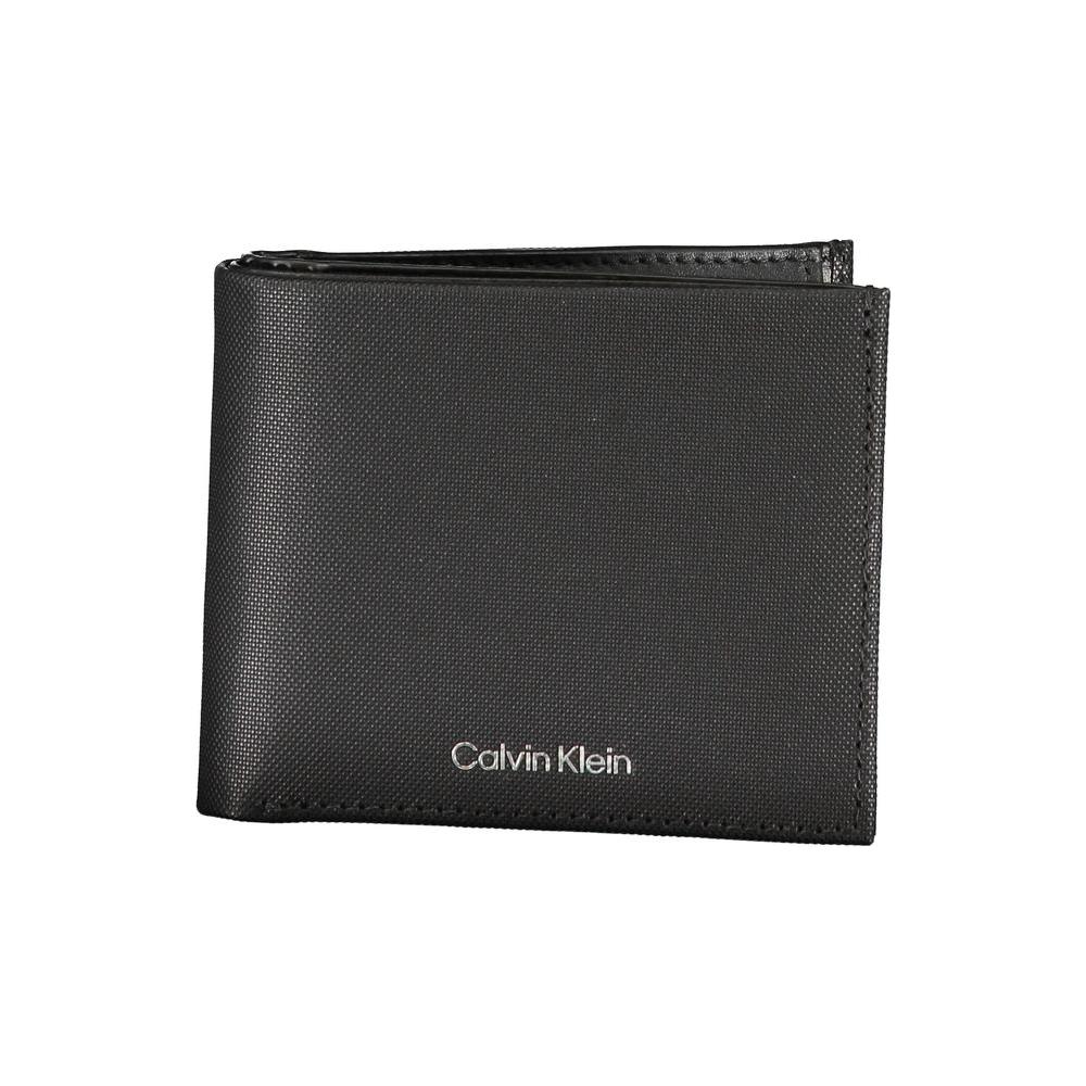 Calvin Klein Elegant Black Leather Wallet with RFID Block Calvin Klein