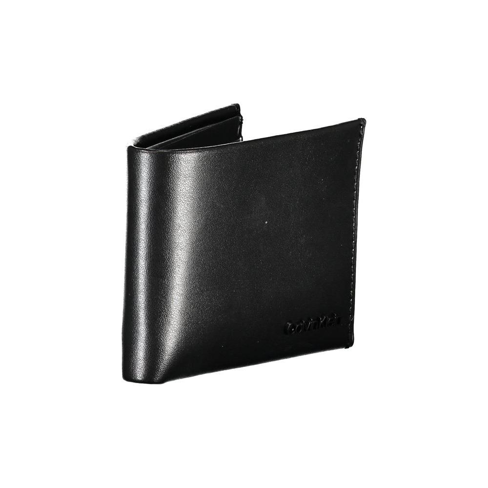 Calvin Klein Sleek Double-Slot Leather Wallet with RFID Block Calvin Klein