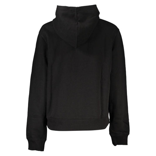 Calvin Klein Elegant Hooded Sweatshirt in Timeless Black Calvin Klein