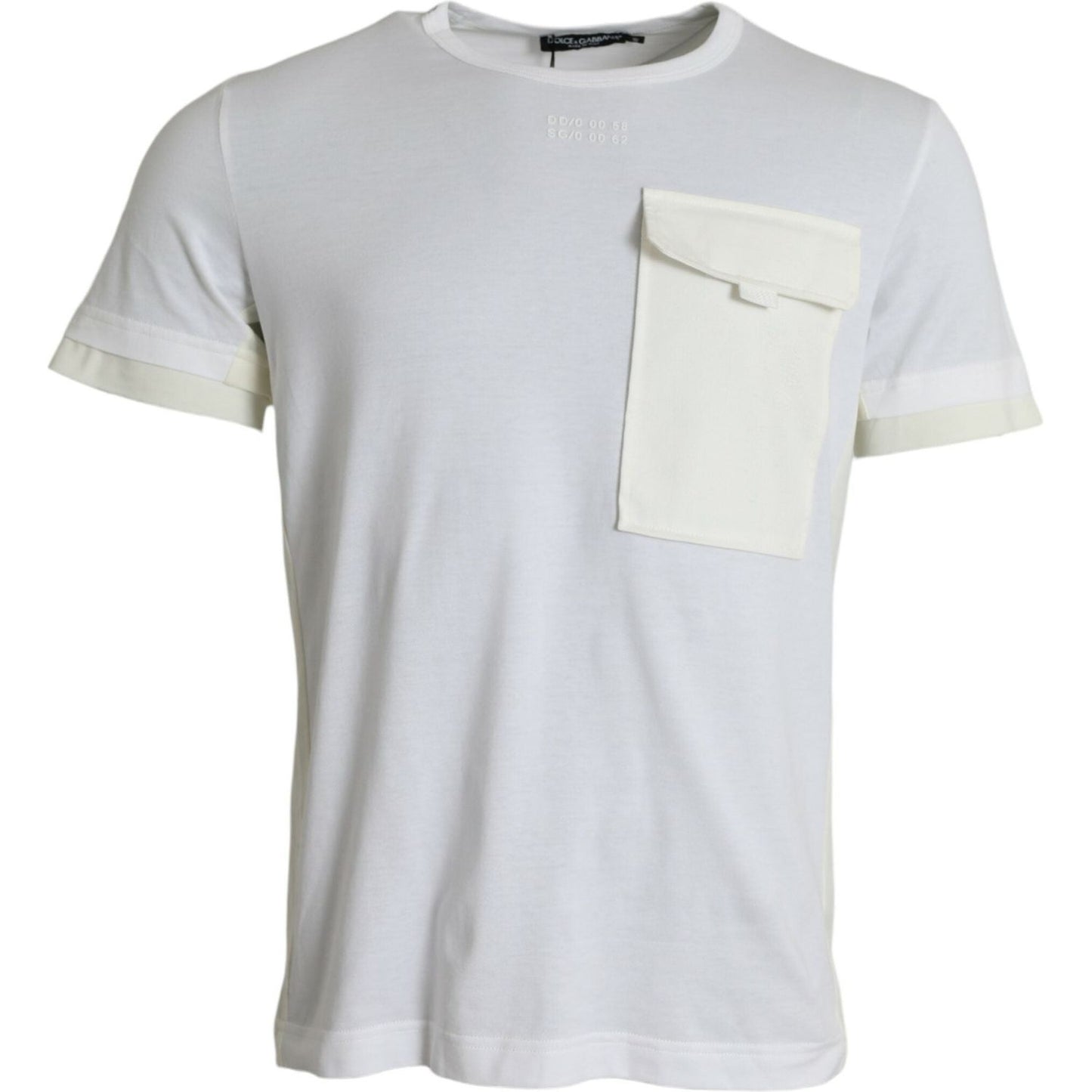 Dolce & Gabbana Elegant White Crew Neck Cotton Tee Dolce & Gabbana