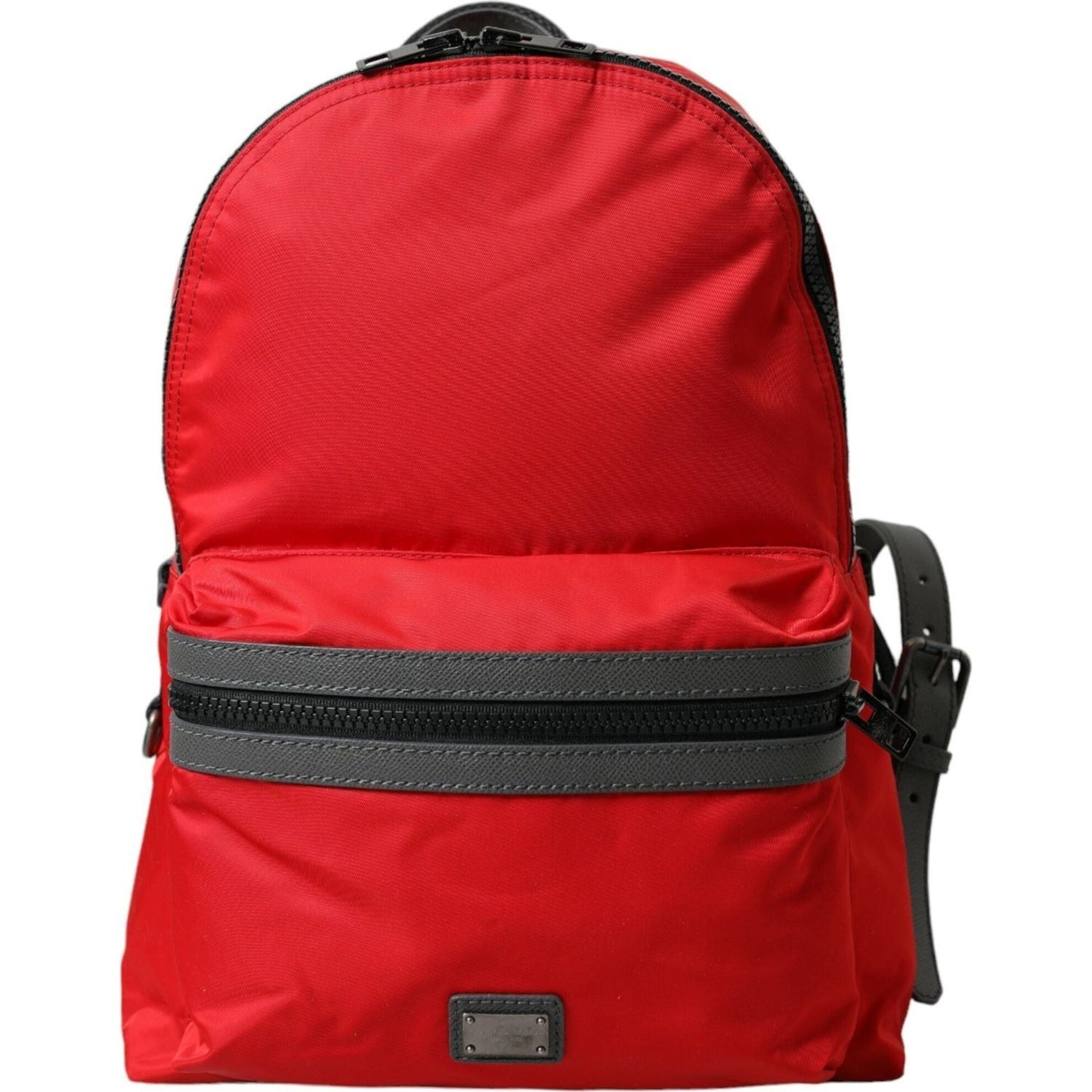 Dolce & Gabbana Elegant Red Nylon-Leather Backpack Dolce & Gabbana