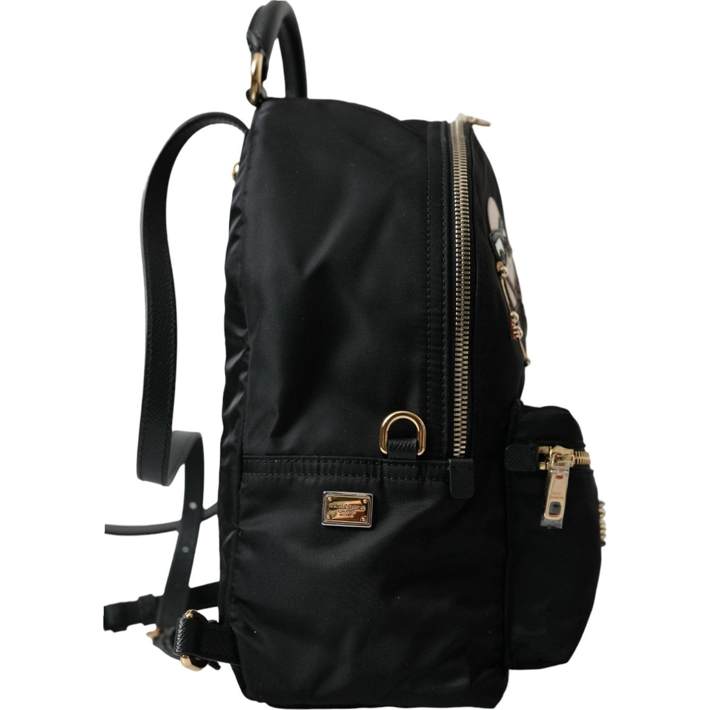 Dolce & Gabbana Elegant Embellished Black Backpack Dolce & Gabbana